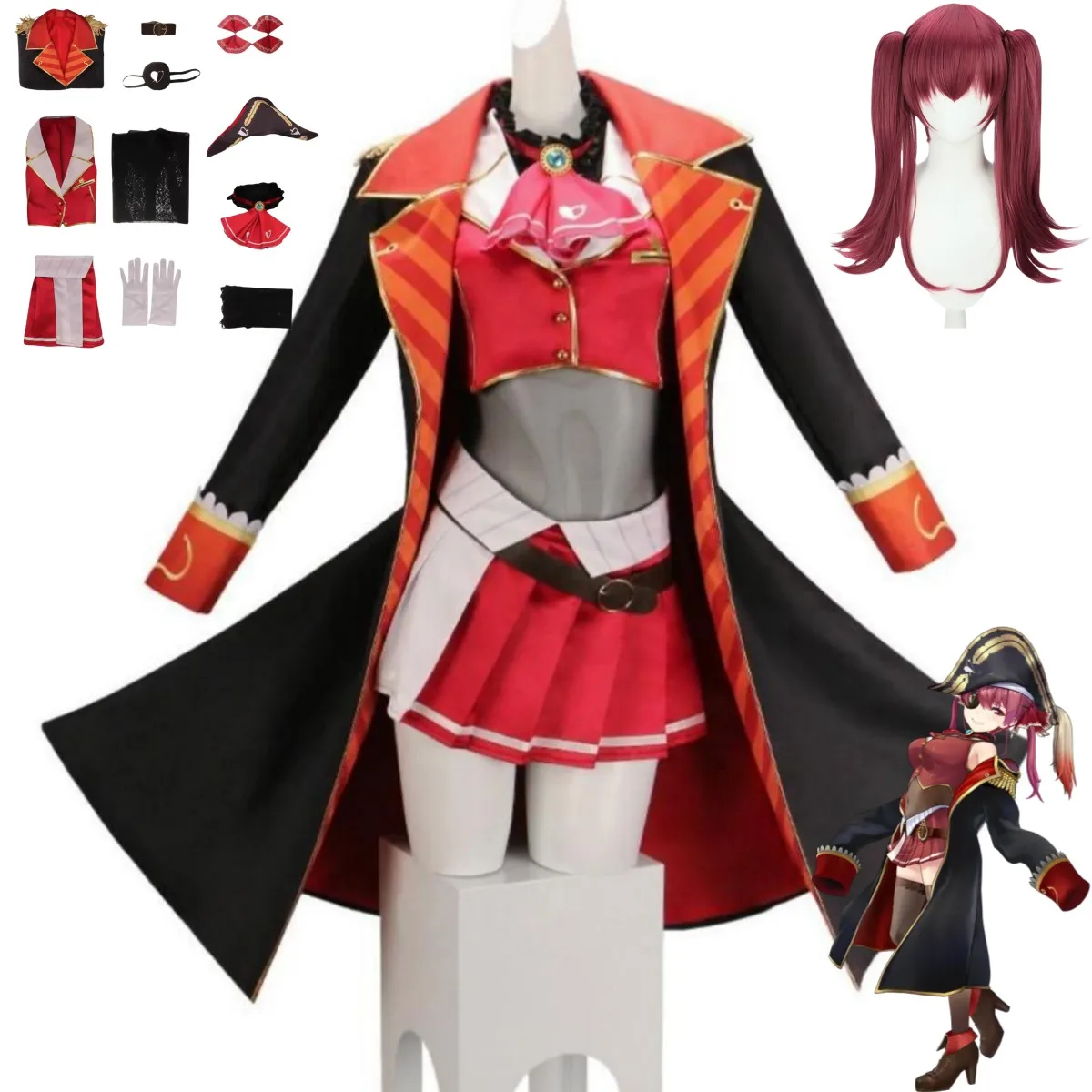 Anime Cosplay Youtube - Costume Cosplay di Houshou Marine, YouTuber