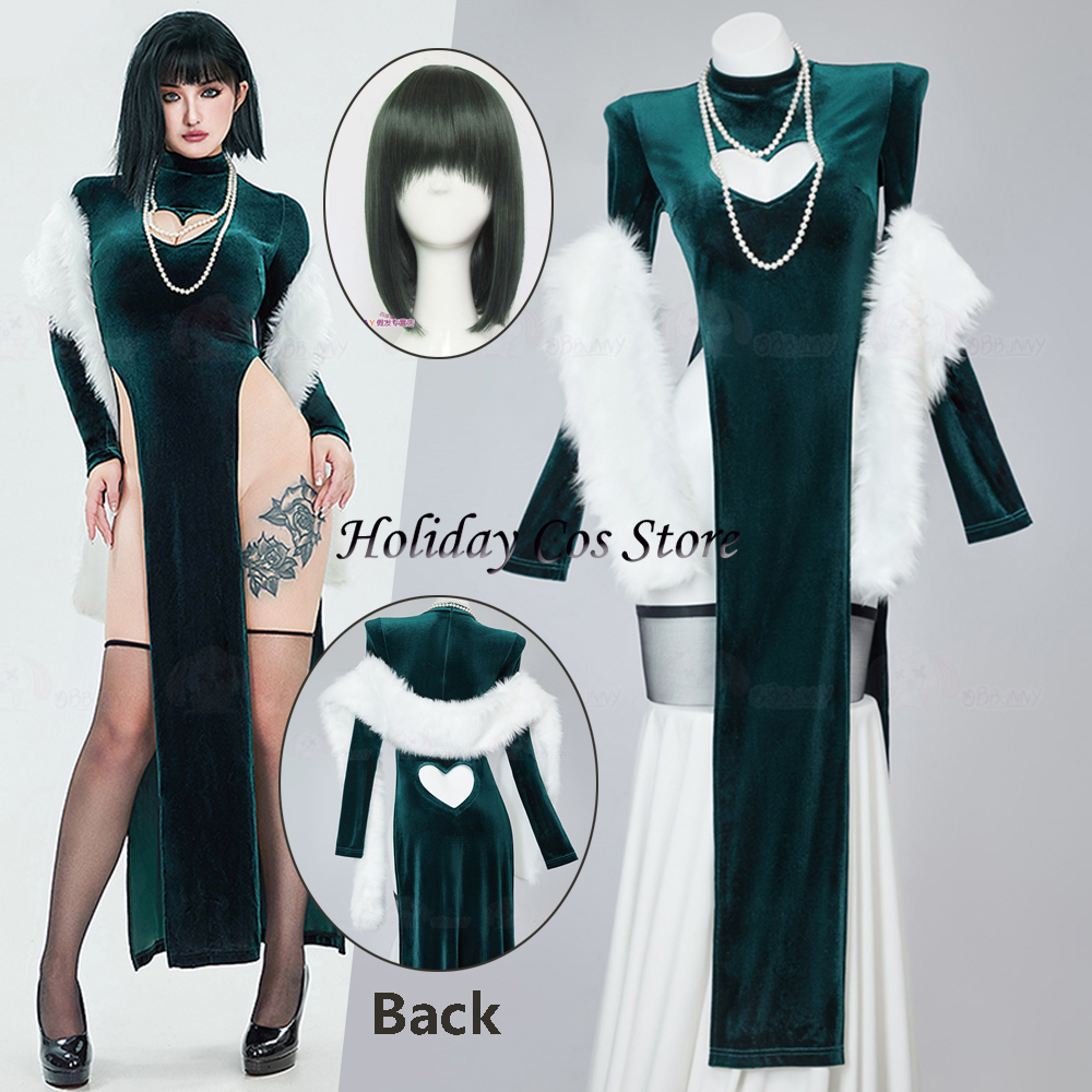 Anime Cosplay One Punch Man - ONE PUNCH-MAN Fubuki Cheongsam Costume Cosplay