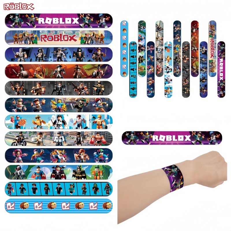 Anime Cosplay Roblox - 12/24 Pezzi Braccialetti Elastici Roblox, Giocattoli