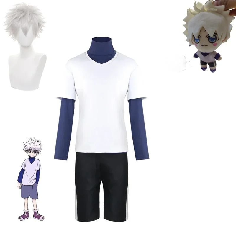 Cosplay Anime Killua Zoldyck - Anime X Hunter Killua Zoldyck Costume