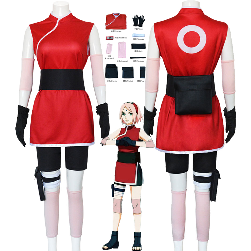 Anime Cosplay Ninja - Abito cosplay di Sakura Chuno da