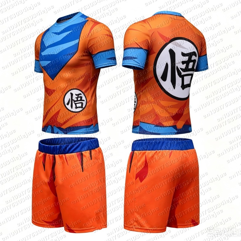 Dragon Ball Saiyan Armor - 2026 T-shirt e Pantaloncini Stampati in