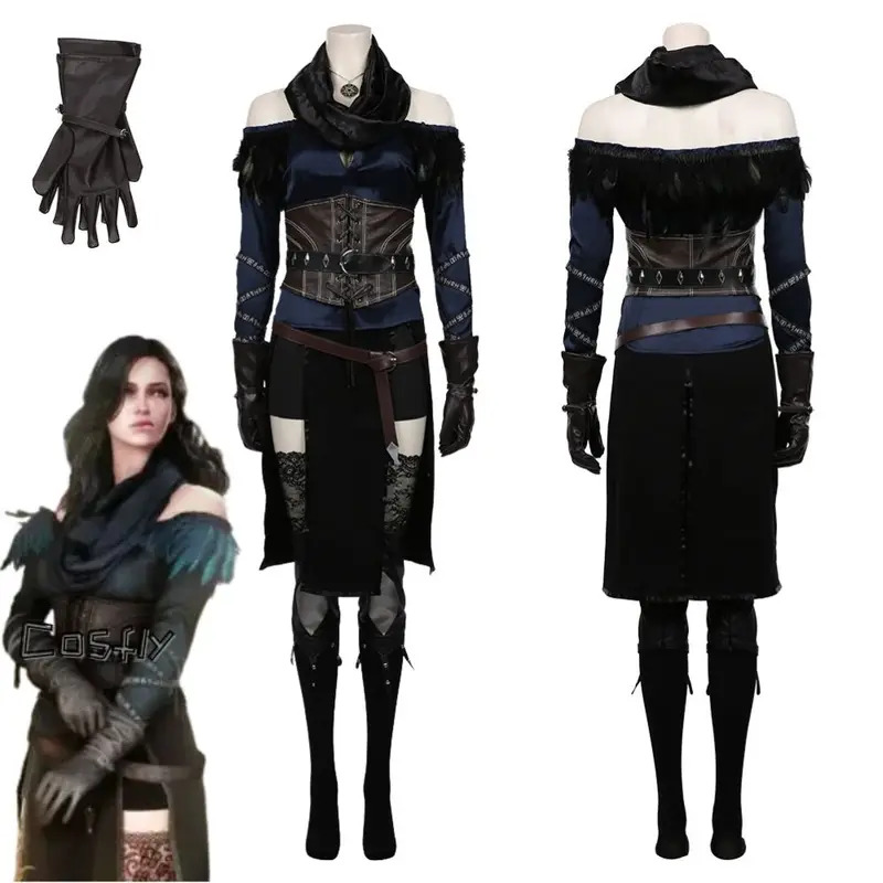Anime Cosplay Youtube - Yennefer Cosplay Fantasia Costume Travestimento per