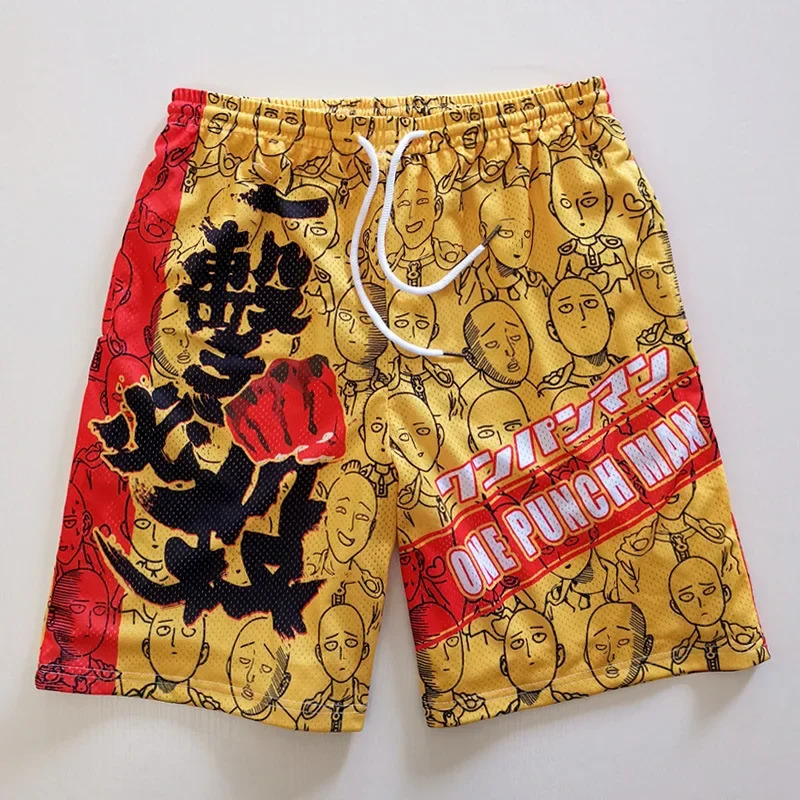 Anime Cosplay One Punch Man - Anime One Punch Saitama Pantaloncini Tessuto
