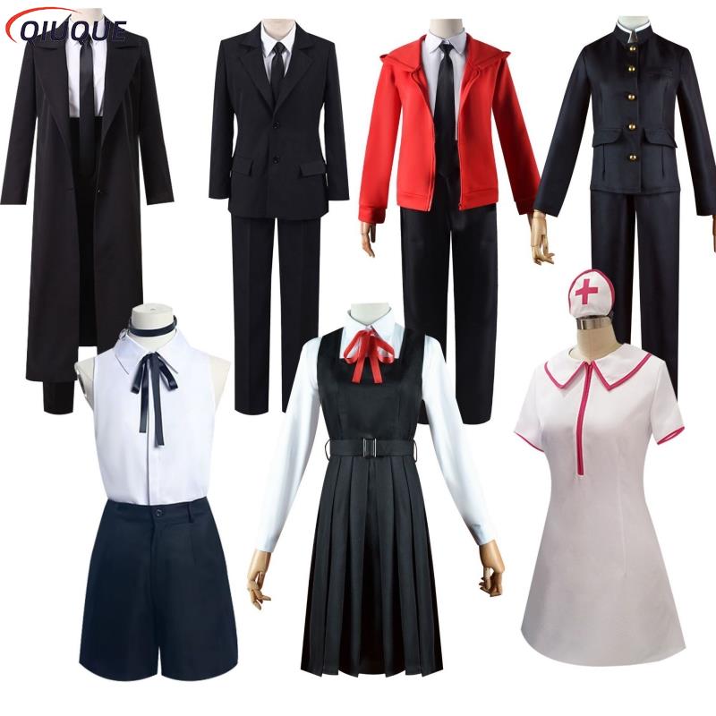 Anime Cosplay Makima - Power Makima Costume Cosplay Parrucca Giacca