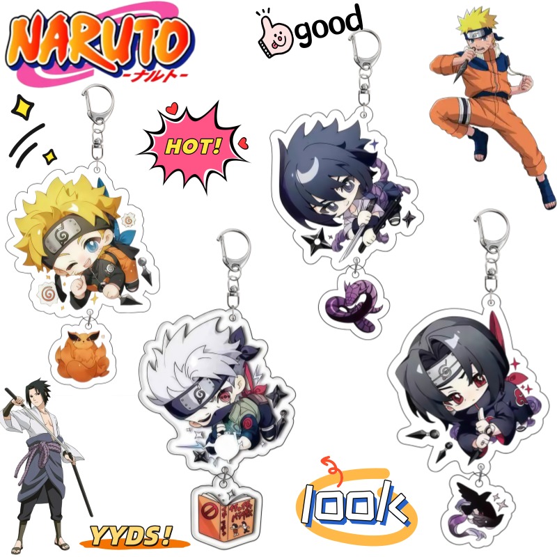 Anime Cosplay Ninja - Portachiavi Creativo a Tema Anime NARUTO: