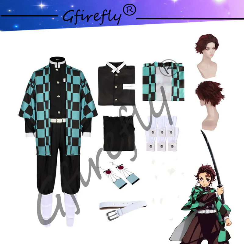 Kamado Tanjirou Costume Cospla - Anime Cosplay With Mask recensione e prezzo