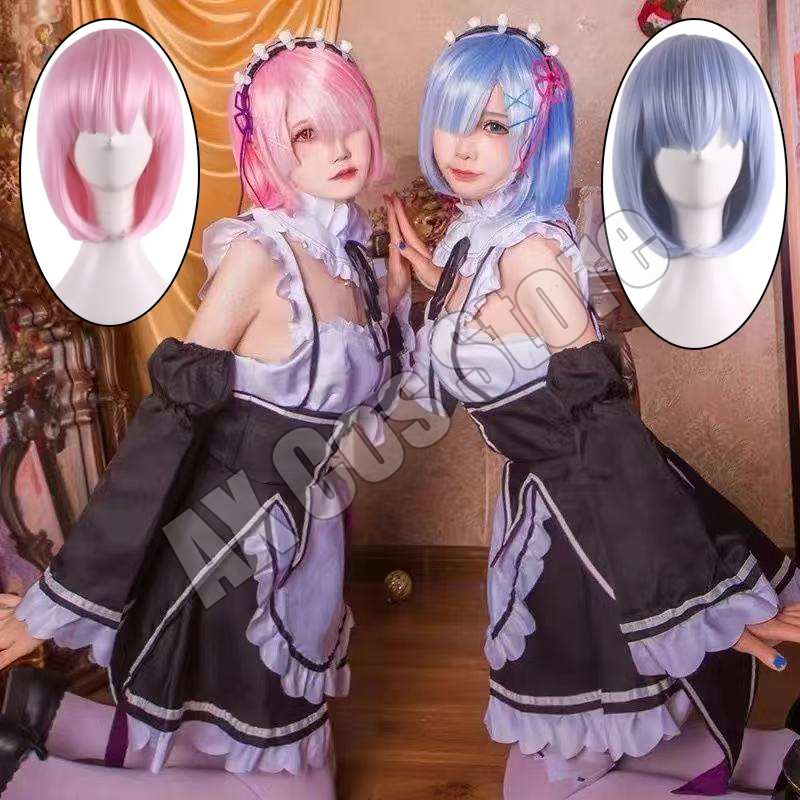Costume Cosplay Anime Re:Zero  - Re Zero Rem Wig recensione e prezzo