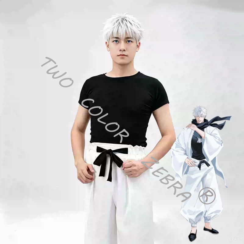 Costume Cosplay di Gojo Satoru - Anime Cosplay Jujutsu recensione e prezzo
