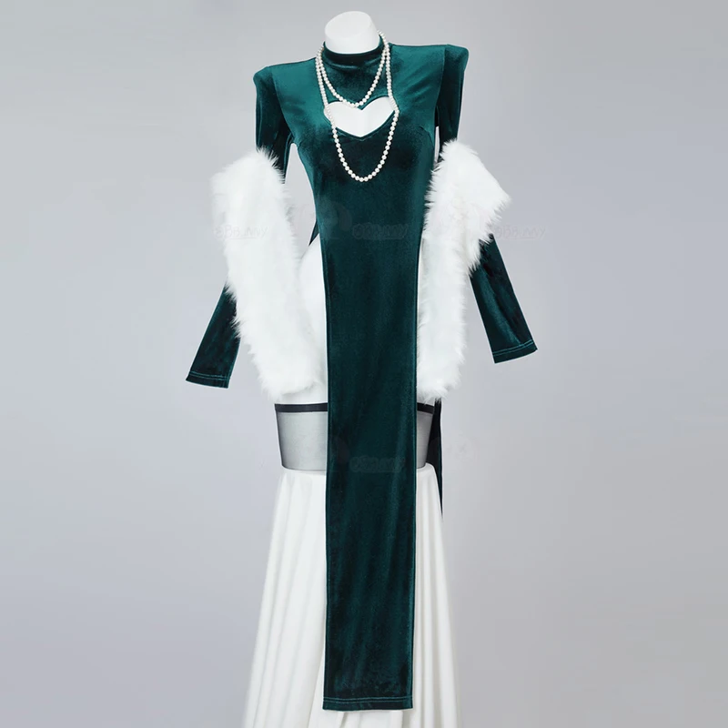 Sexy Velet Furry Cape Dress co - Anime Cosplay One Punch Man recensione e prezzo