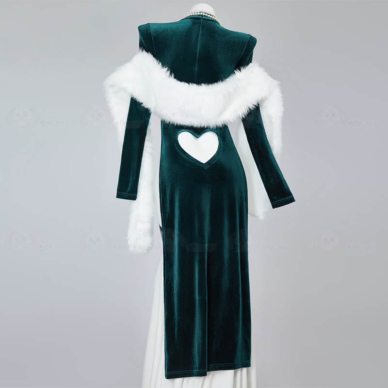 Sexy Velet Furry Cape Dress co - Anime Cosplay One Punch Man recensione e prezzo