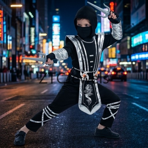 Costume da Ninja Drago Argenta - Anime Cosplay Ninja recensione e prezzo