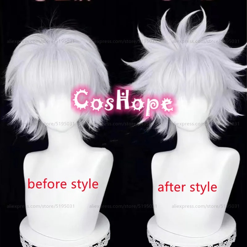 f,5.g'6\j/8, Parrucca Cosplay  - Cosplay Anime Killua Zoldyck recensione e prezzo