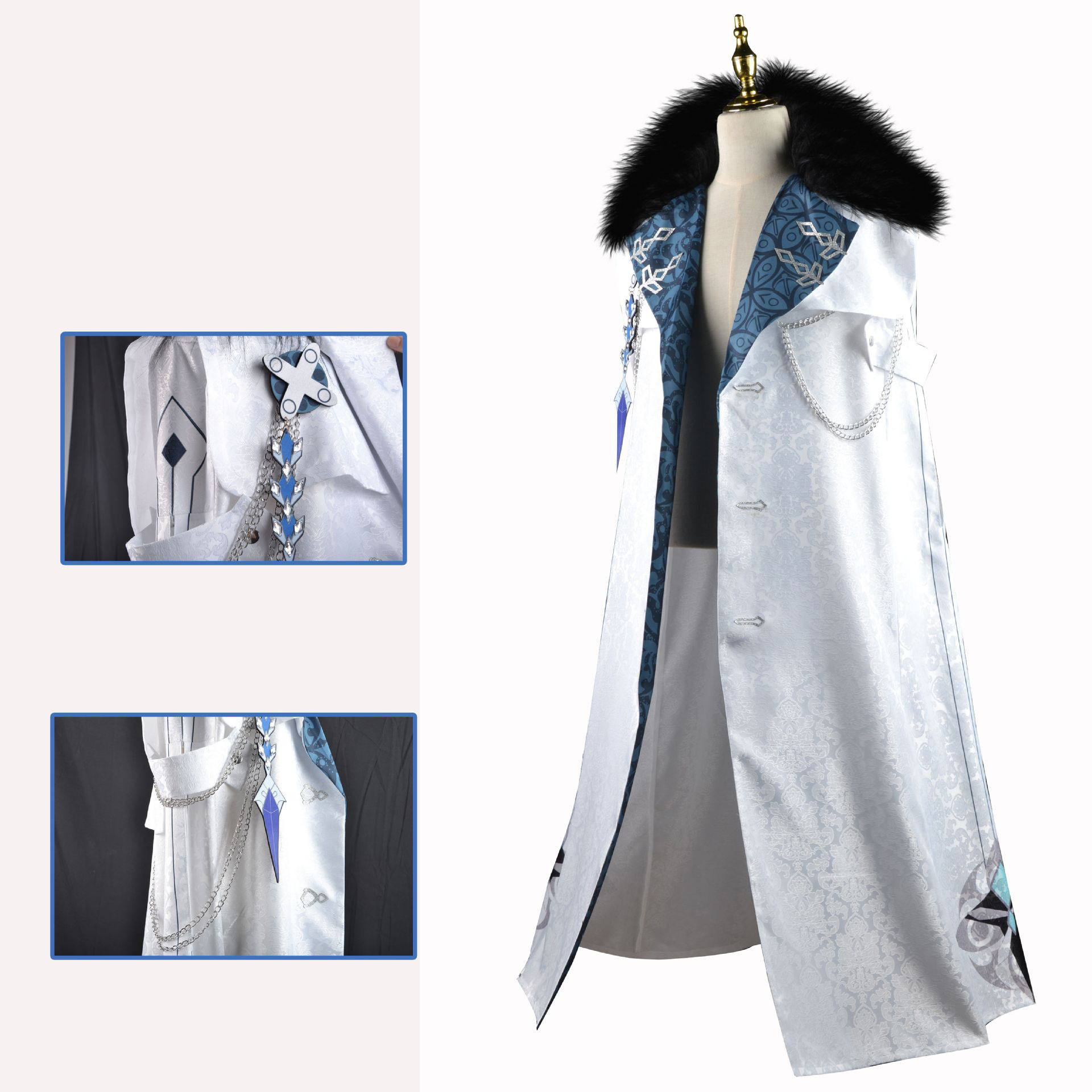 Fatui Harbinger Costume Cospla - Bleach Captain Coat recensione e prezzo