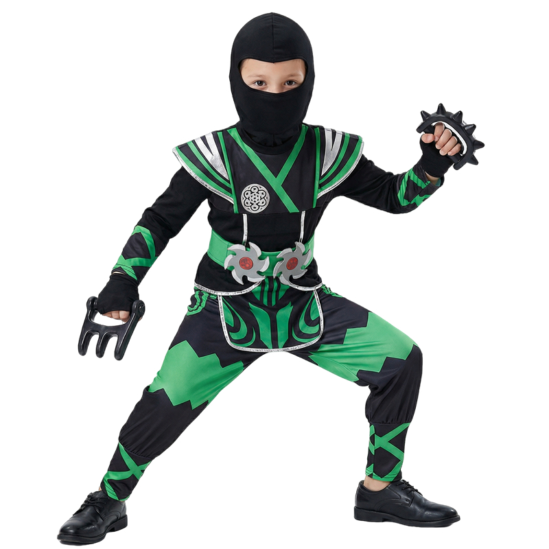 Costume da Ninja Verde per Bam - Anime Cosplay Ninja recensione e prezzo