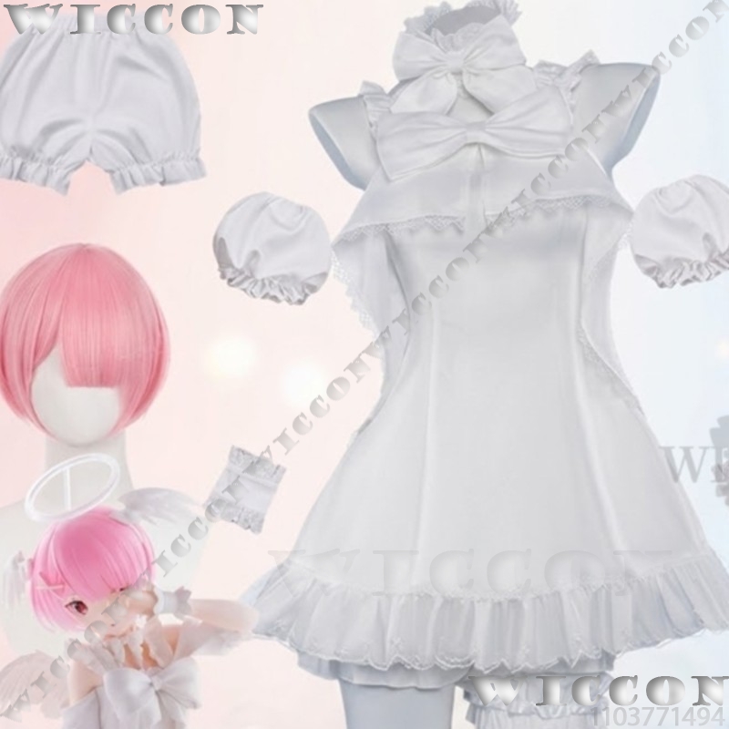 Ram Rem Sweet Angel Pure White - Re Zero Rem Wig recensione e prezzo