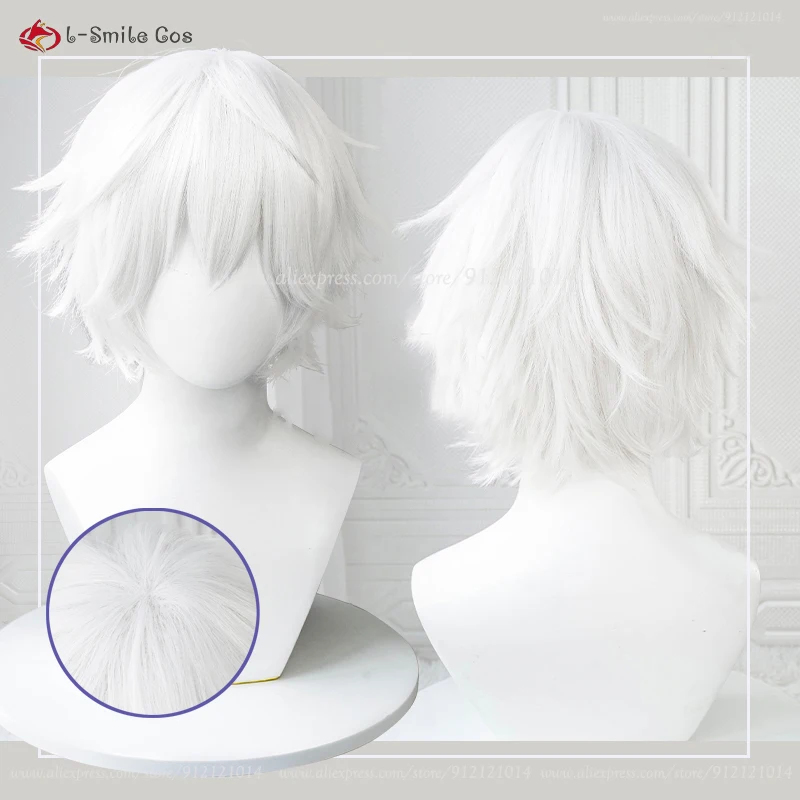 Parrucca Bianca Corta da Uomo  - Cosplay Anime Killua Zoldyck recensione e prezzo